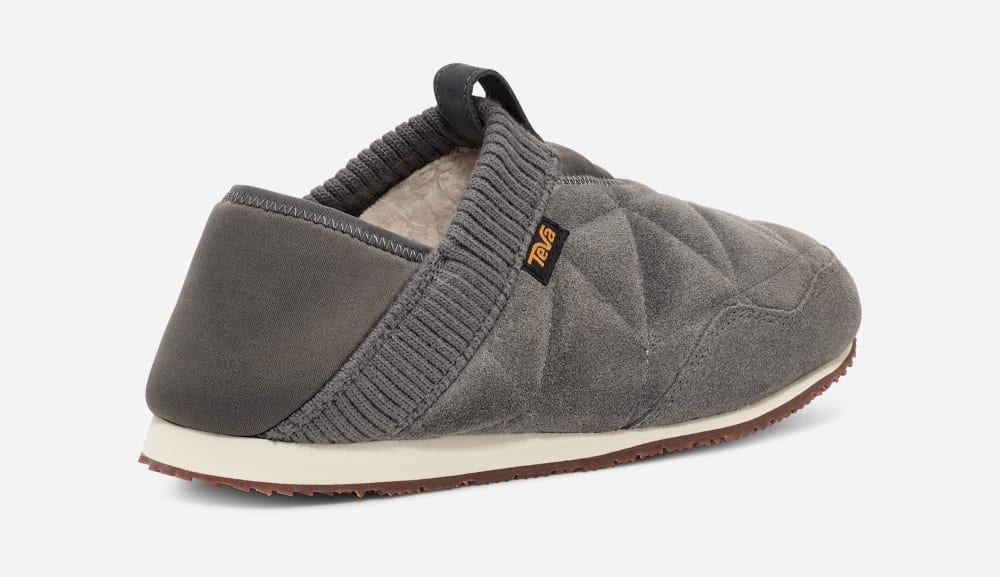 Men's Teva ReEMBER PLUSHED Slip Ons Grey | USA-1924