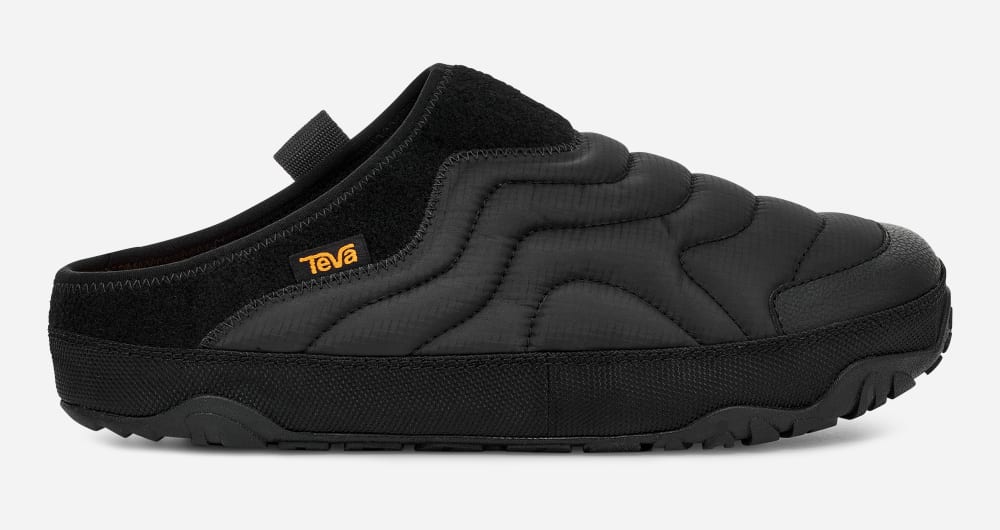 Men\'s Teva ReEMBER TERRAIN Slip Ons Black | USA-9586