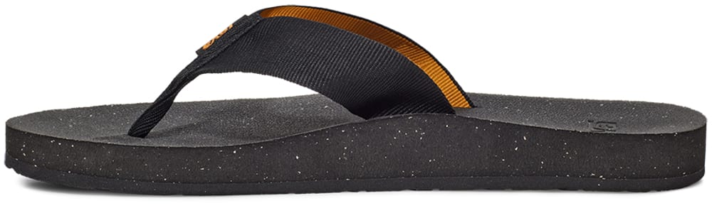 Men's Teva Reflip Flip Flops Black | USA-2153