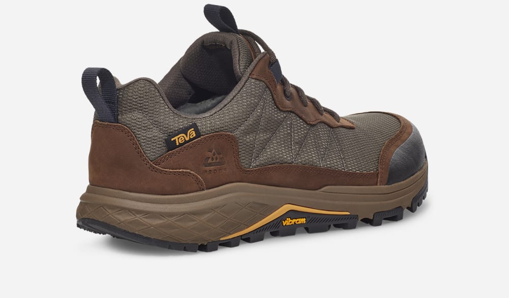 Men's Teva Ridgeview Low Hiking Boots Brown | USA-4316