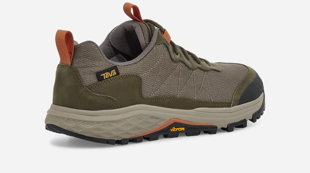 Men's Teva Ridgeview Low Hiking Boots Dark Olive | USA-1249