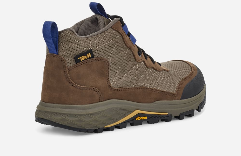 Men's Teva Ridgeview Mid Hiking Boots Brown | USA-0482