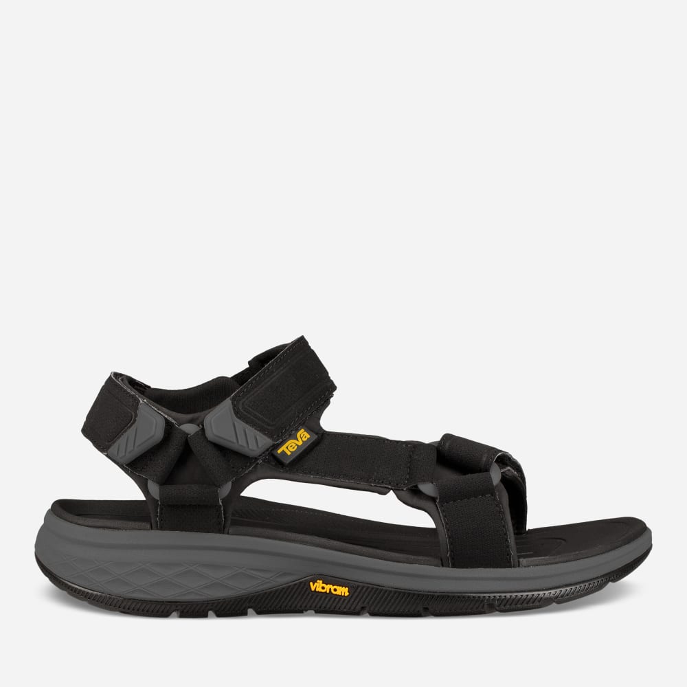 Men\'s Teva Strata Universal Sandals Black | USA-8052