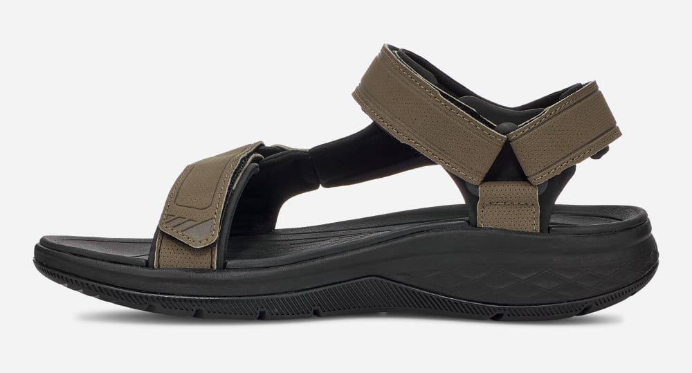 Men's Teva Strata Universal Sandals Dark Olive | USA-0936