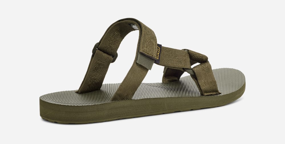 Men's Teva Universal Slide Dark Olive | USA-4120