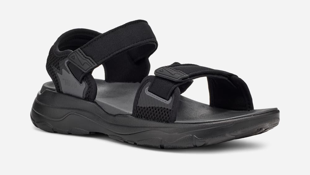 Men's Teva Zymic Sandals Black | USA-7230