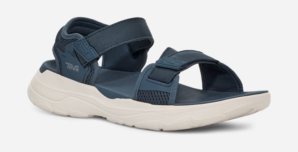 Men's Teva Zymic Sandals Blue | USA-3268