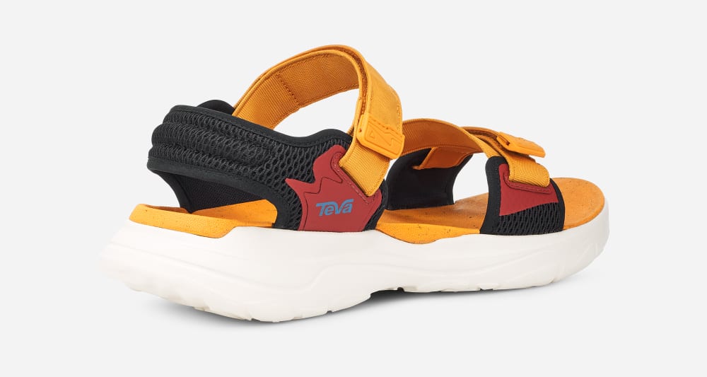 Men's Teva Zymic Sandals Gold Orange | USA-9087