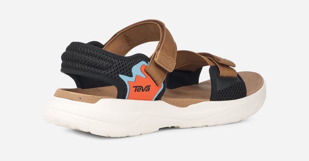 Men's Teva Zymic Sandals Orange Brown / Black | USA-7184