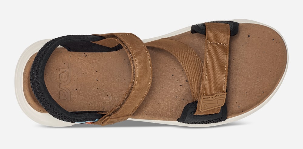 Men's Teva Zymic Sandals Orange Brown / Black | USA-7184