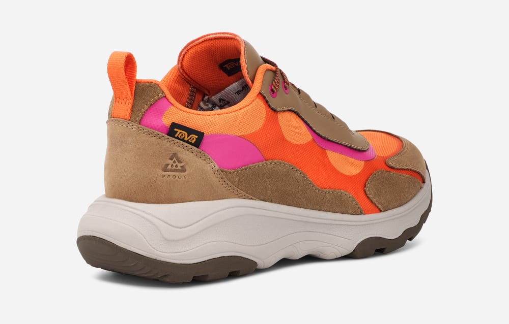 Women's Teva Geotrecca Low Sneaker Orange Brown / Coral Rose | USA-4263