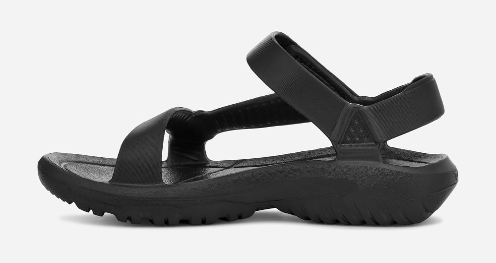 Women's Teva Hurricane Drift Sandals Black / Black | USA-4816