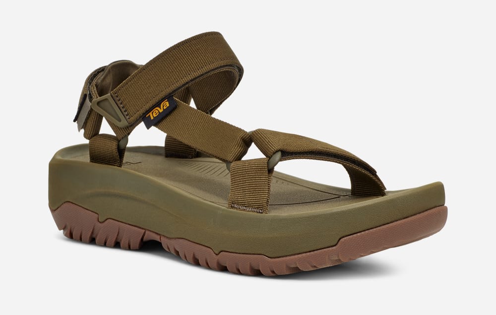 Women's Teva Hurricane Xlt2 Ampsole Platform Sandals Dark Olive | USA-5164