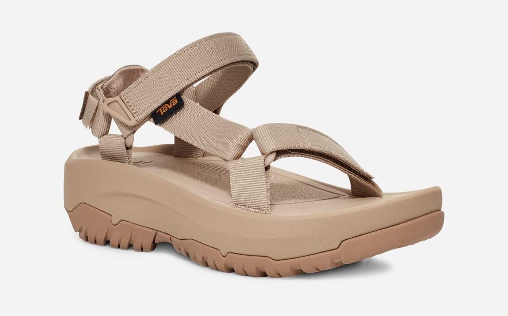 Women's Teva Hurricane Xlt2 Ampsole Platform Sandals Beige | USA-7052