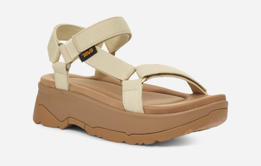 Women's Teva Jadito Universal Platform Sandals Beige | USA-9352