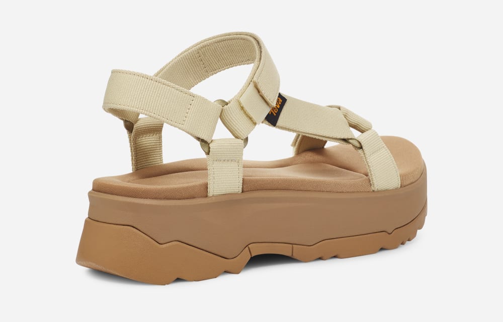 Women's Teva Jadito Universal Platform Sandals Beige | USA-9352