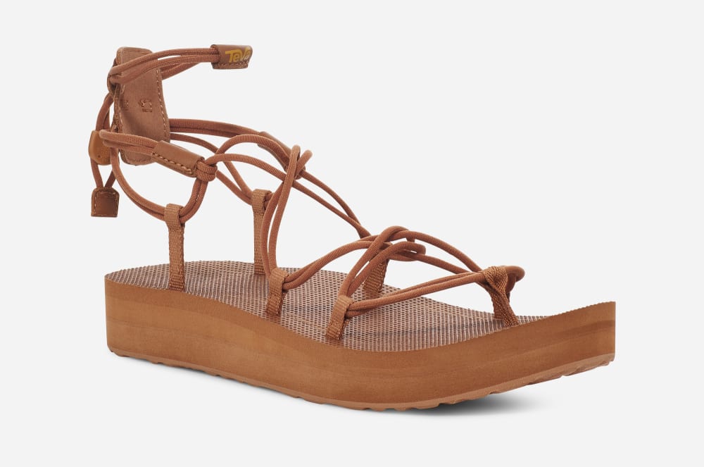 Women's Teva Midform Infinity Sandals Brown | USA-9104