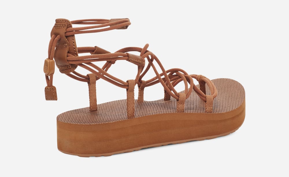 Women's Teva Midform Infinity Sandals Brown | USA-9104