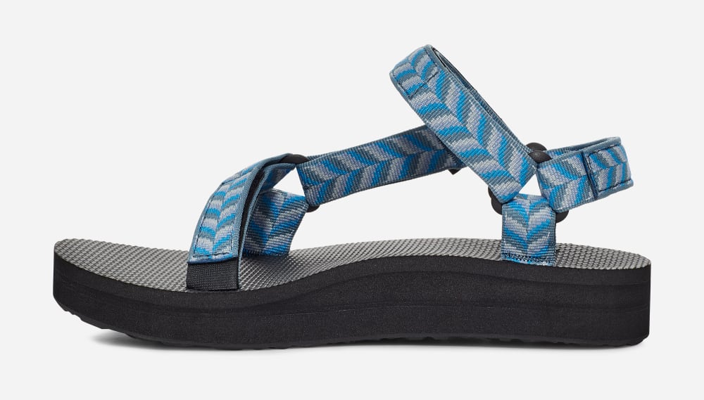 Women's Teva Midform Universal Sandals Blue | USA-3148