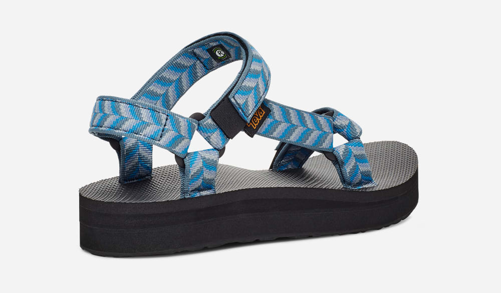 Women's Teva Midform Universal Sandals Blue | USA-3148