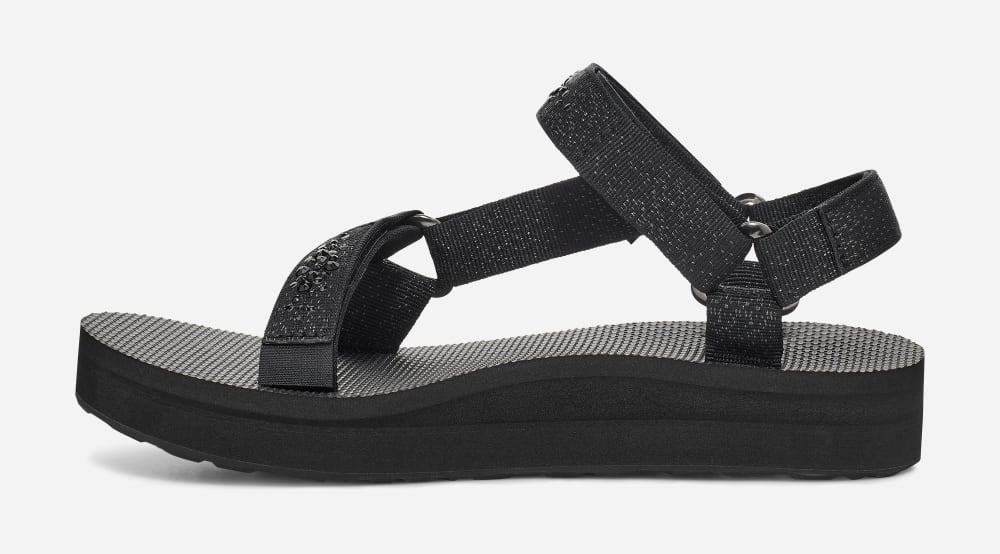 Women's Teva Midform Universal Sandals Black | USA-9143