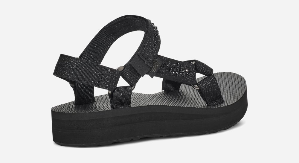 Women's Teva Midform Universal Sandals Black | USA-9143