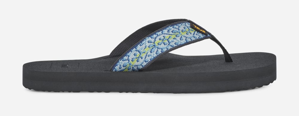 Women\'s Teva Mush II Flip Flops Blue | USA-2391