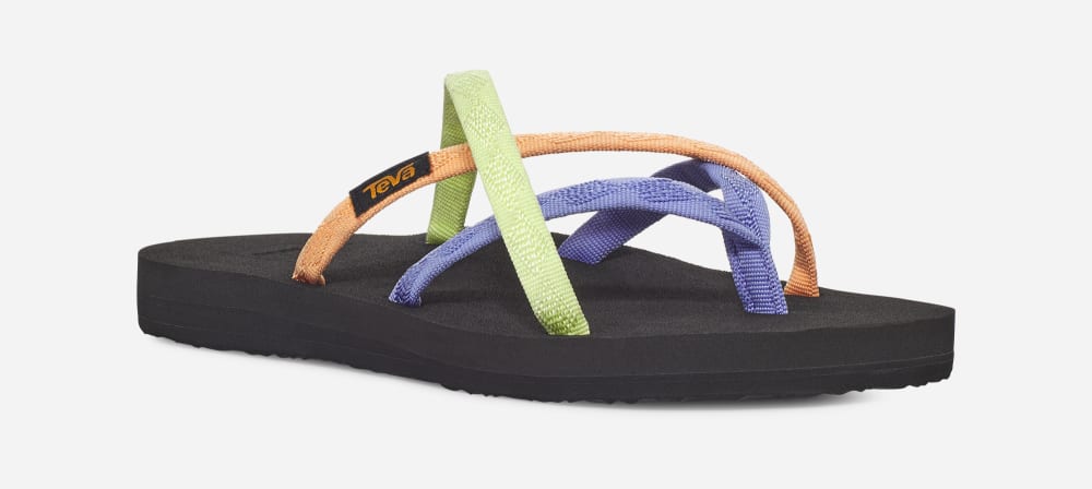 Women's Teva Olowahu Flip Flops Multicolor | USA-3124