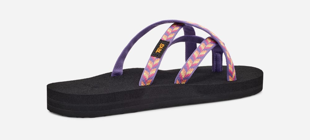 Women's Teva Olowahu Flip Flops Pink | USA-5740