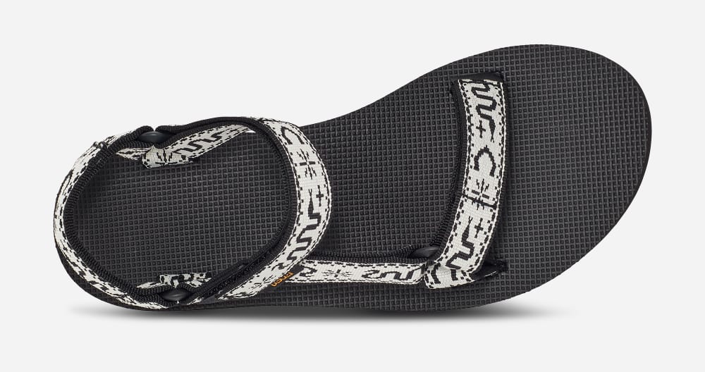 Women's Teva Original Universal Sandals White / Black | USA-1572