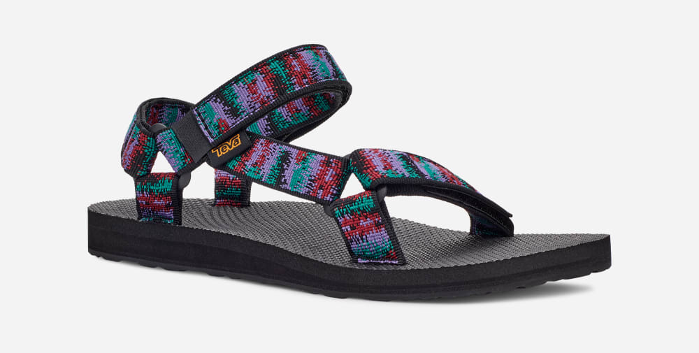 Women's Teva Original Universal Sandals Black | USA-4152