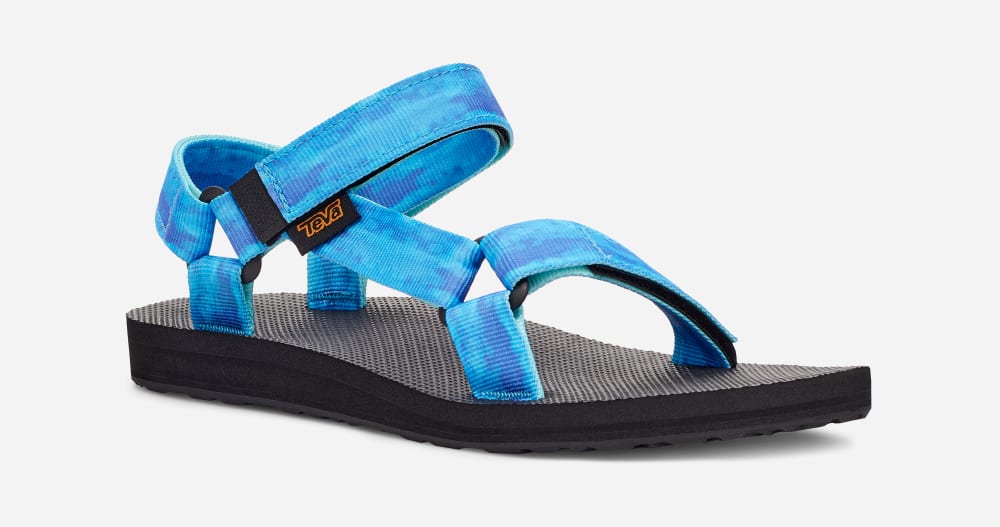 Women's Teva Original Universal Tie-Dye Sandals Blue | USA-0864