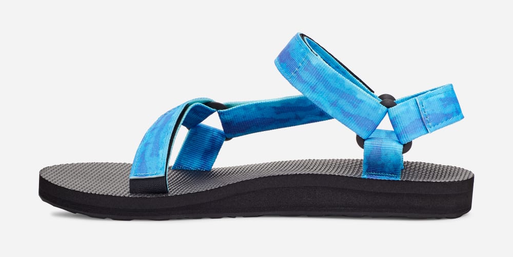 Women's Teva Original Universal Tie-Dye Sandals Blue | USA-0864