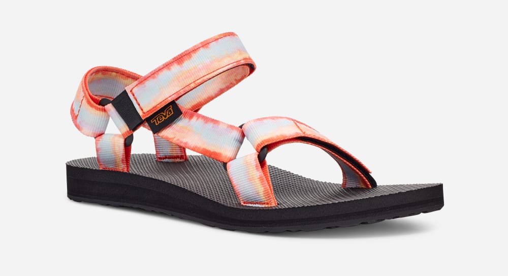 Women's Teva Original Universal Tie-Dye Sandals Red | USA-8791