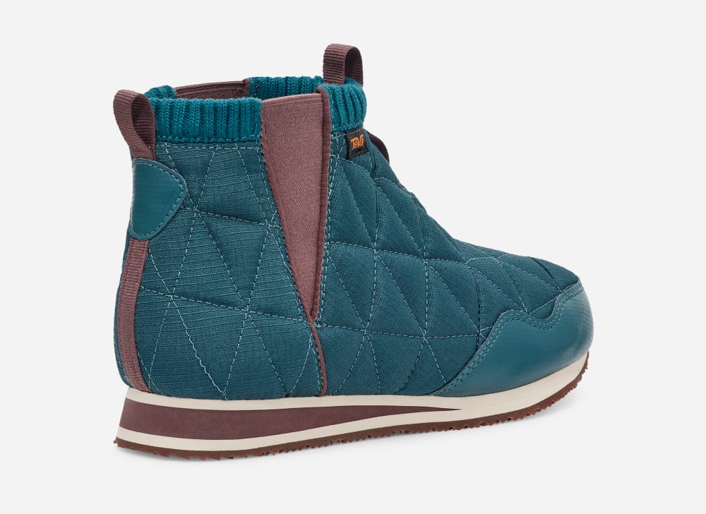 Women's Teva ReEMBER MID Boots Navy | USA-0451