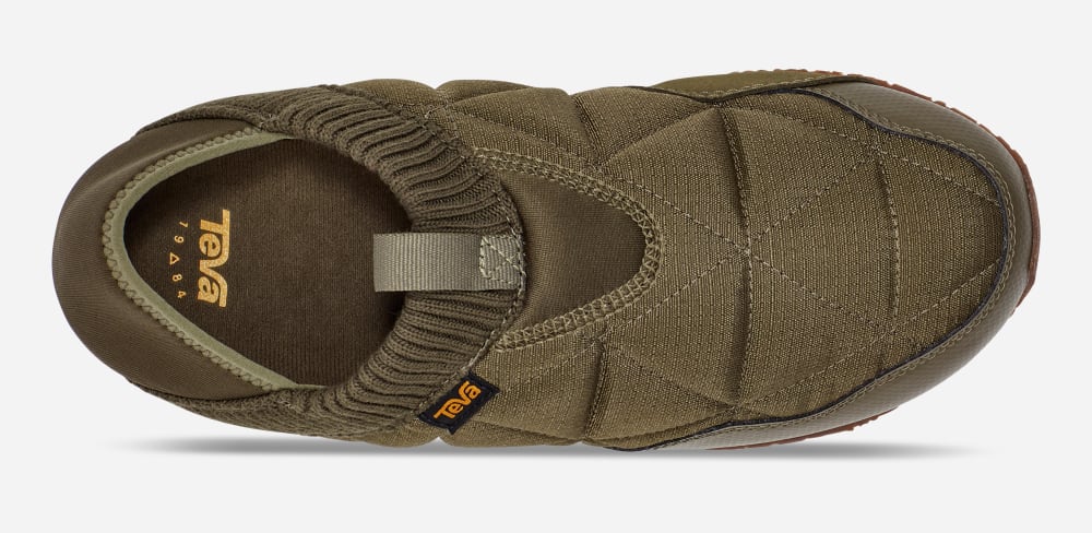 Women's Teva ReEMBER Slip Ons Dark Olive | USA-6952