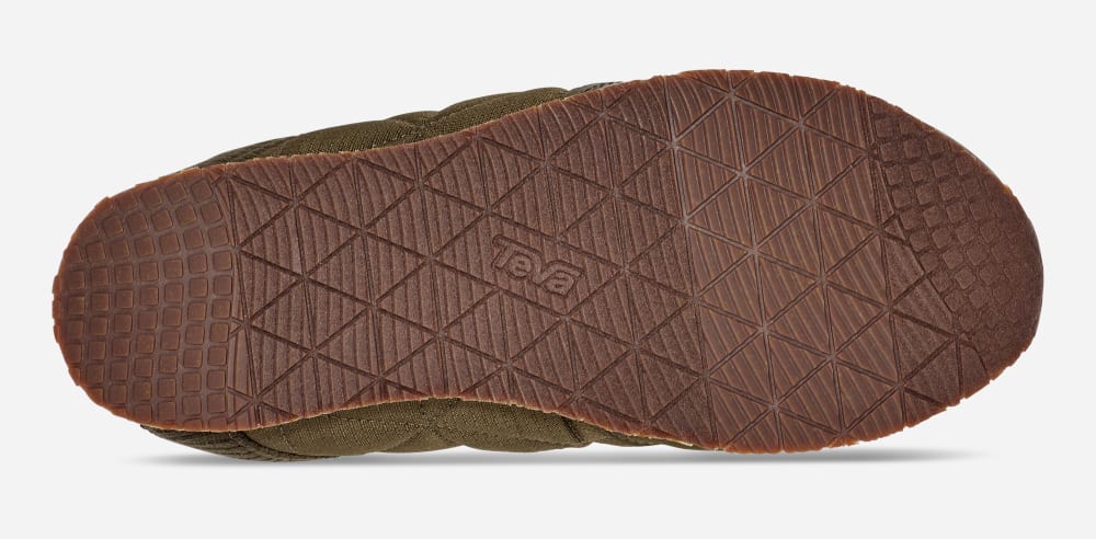 Women's Teva ReEMBER Slip Ons Dark Olive | USA-6952