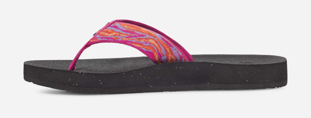 Women's Teva Reflip Flip Flops Rose Purple | USA-3407