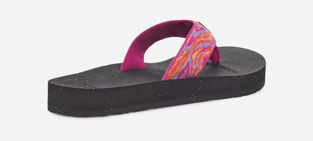 Women's Teva Reflip Flip Flops Rose Purple | USA-3407