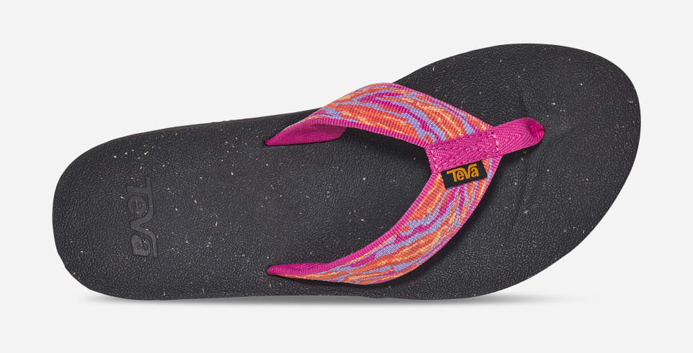 Women's Teva Reflip Flip Flops Rose Purple | USA-3407