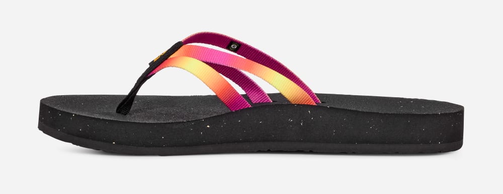 Women's Teva Reflip Strappy Gradiate Flip Flops Rose Purple | USA-6042