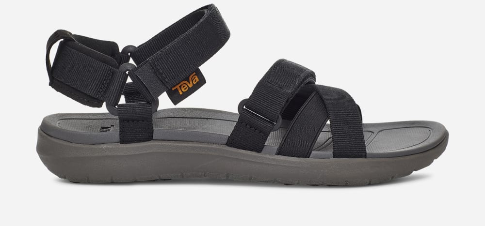 Women\'s Teva Sanborn Mia Hiking Sandals Black | USA-2437