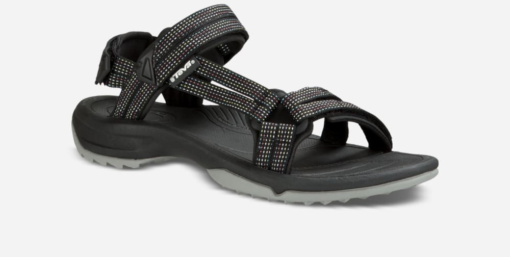 Women's Teva Terra Fi Lite Hiking Sandals Light Black | USA-7043