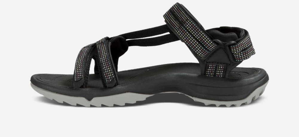 Women's Teva Terra Fi Lite Hiking Sandals Light Black | USA-7043