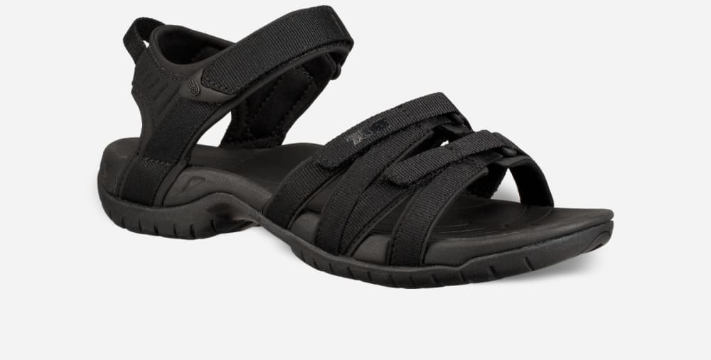 Women's Teva Tirra Hiking Sandals Black / Black | USA-8210