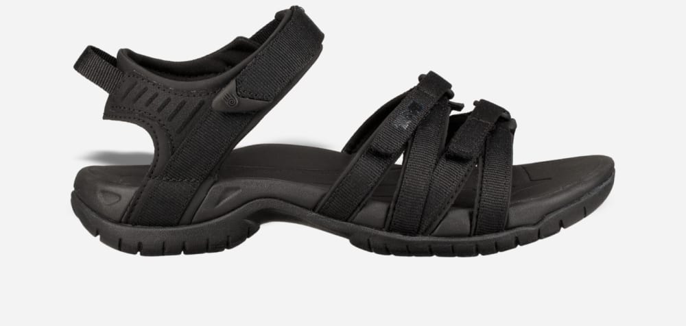 Women\'s Teva Tirra Hiking Sandals Black / Black | USA-8210