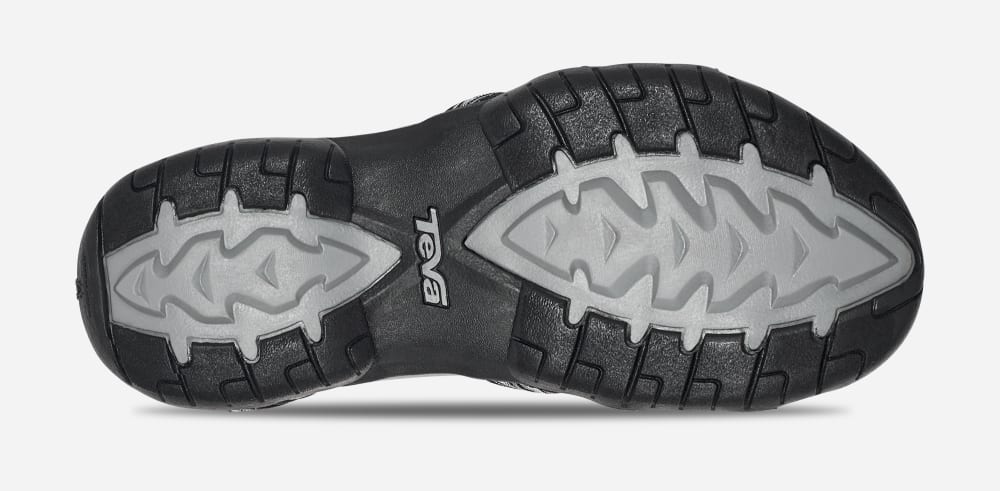 Women's Teva Tirra Hiking Sandals Black / White | USA-8561