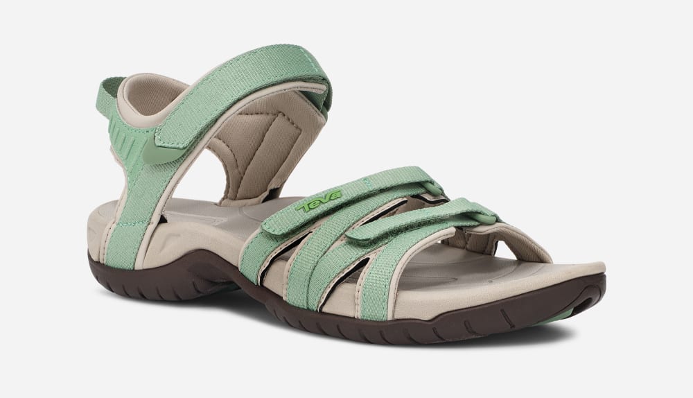 Women's Teva Tirra Hiking Sandals Green | USA-2370