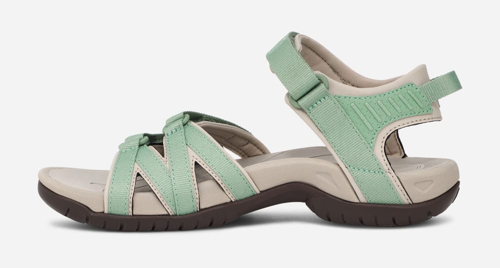 Women's Teva Tirra Hiking Sandals Green | USA-2370