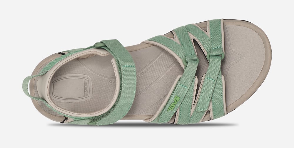 Women's Teva Tirra Hiking Sandals Green | USA-2370